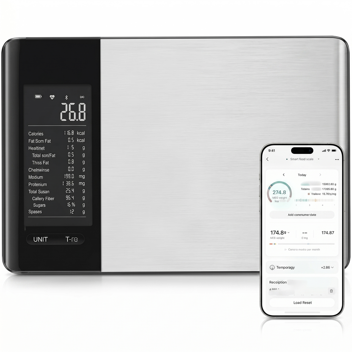Smarte | Digital Kitchen Scale with Nutritional Calculator | Accurate Measurements for Healthy Cooking 0