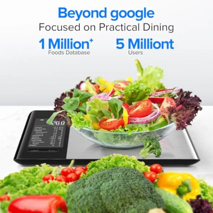 Smarte | Digital Kitchen Scale with Nutritional Calculator | Accurate Measurements for Healthy Cooking 2