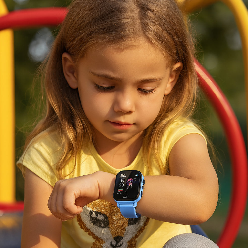 Smartwatch for Kids | 4G GPS Tracker with Camera & Touchscreen | Waterproof Design for Active Play