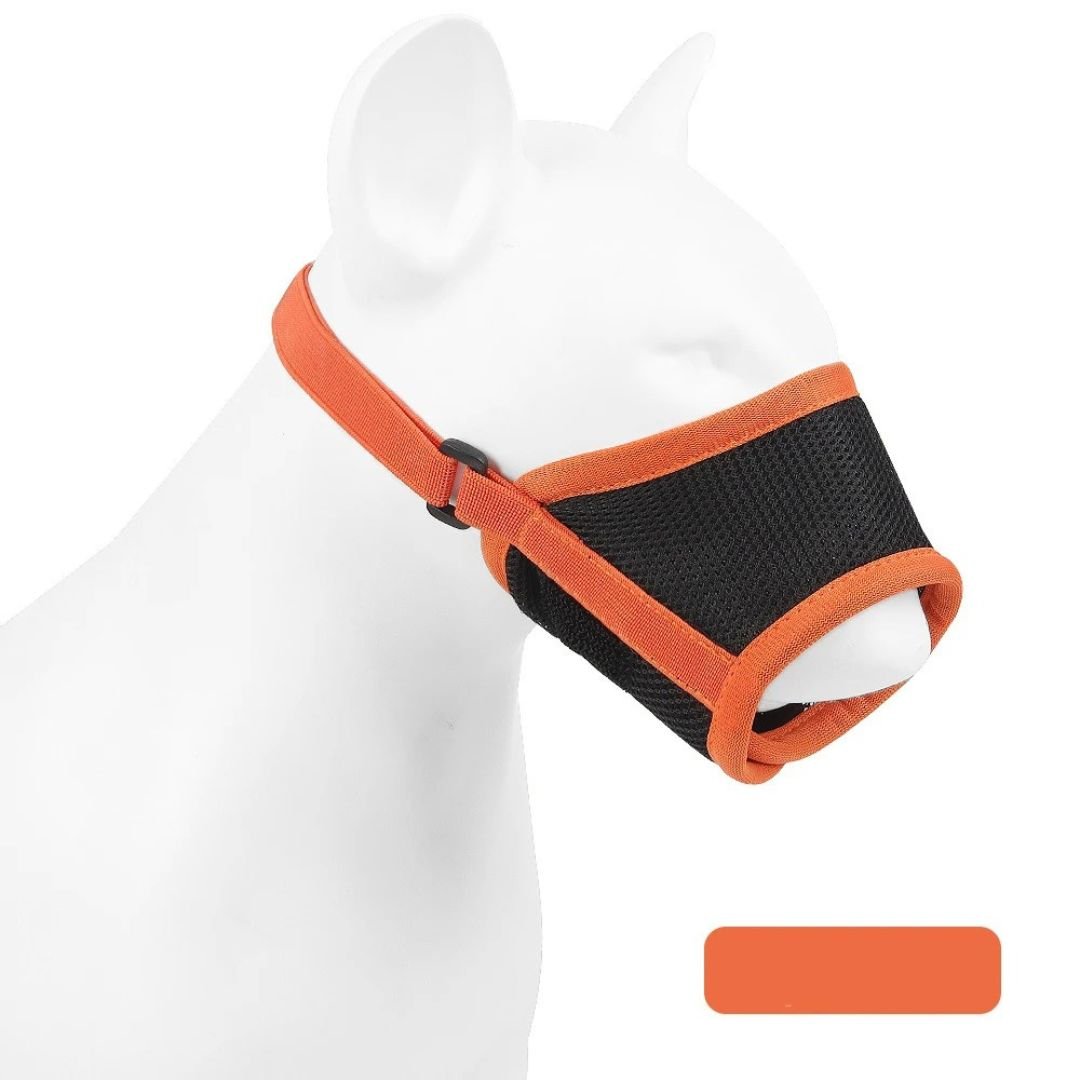 Soft Dog Muzzle, Adjustable Breathable Muzzle for Dogs, Dog Muzzle for Small Dogs and Large Breeds on Walks_10