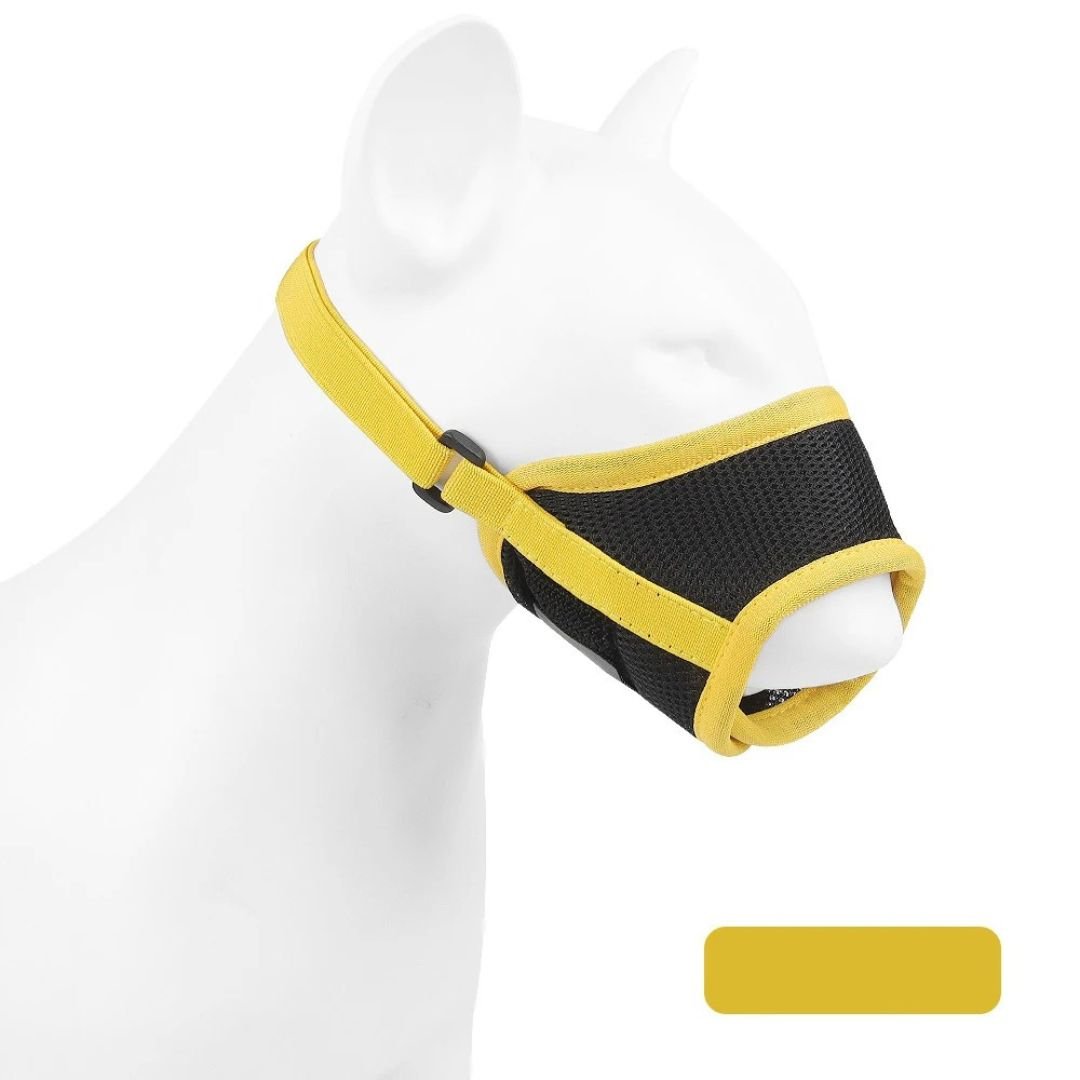 Soft Dog Muzzle, Adjustable Breathable Muzzle for Dogs, Dog Muzzle for Small Dogs and Large Breeds on Walks_11