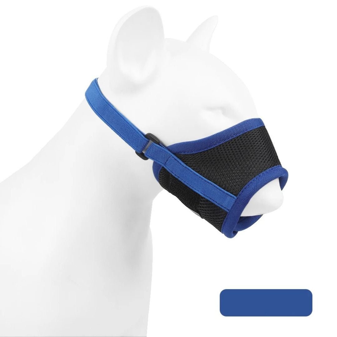 Soft Dog Muzzle, Adjustable Breathable Muzzle for Dogs, Dog Muzzle for Small Dogs and Large Breeds on Walks_12