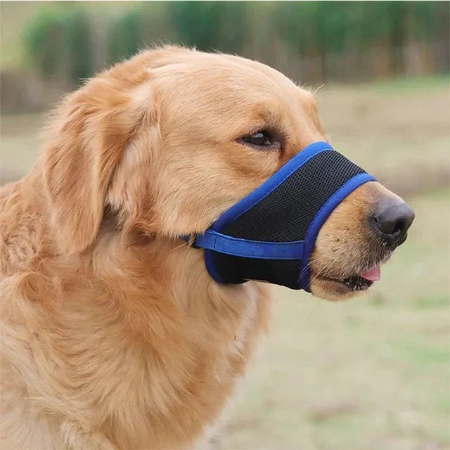 Soft Dog Muzzle, Adjustable Breathable Muzzle for Dogs, Dog Muzzle for Small Dogs and Large Breeds on Walks_02