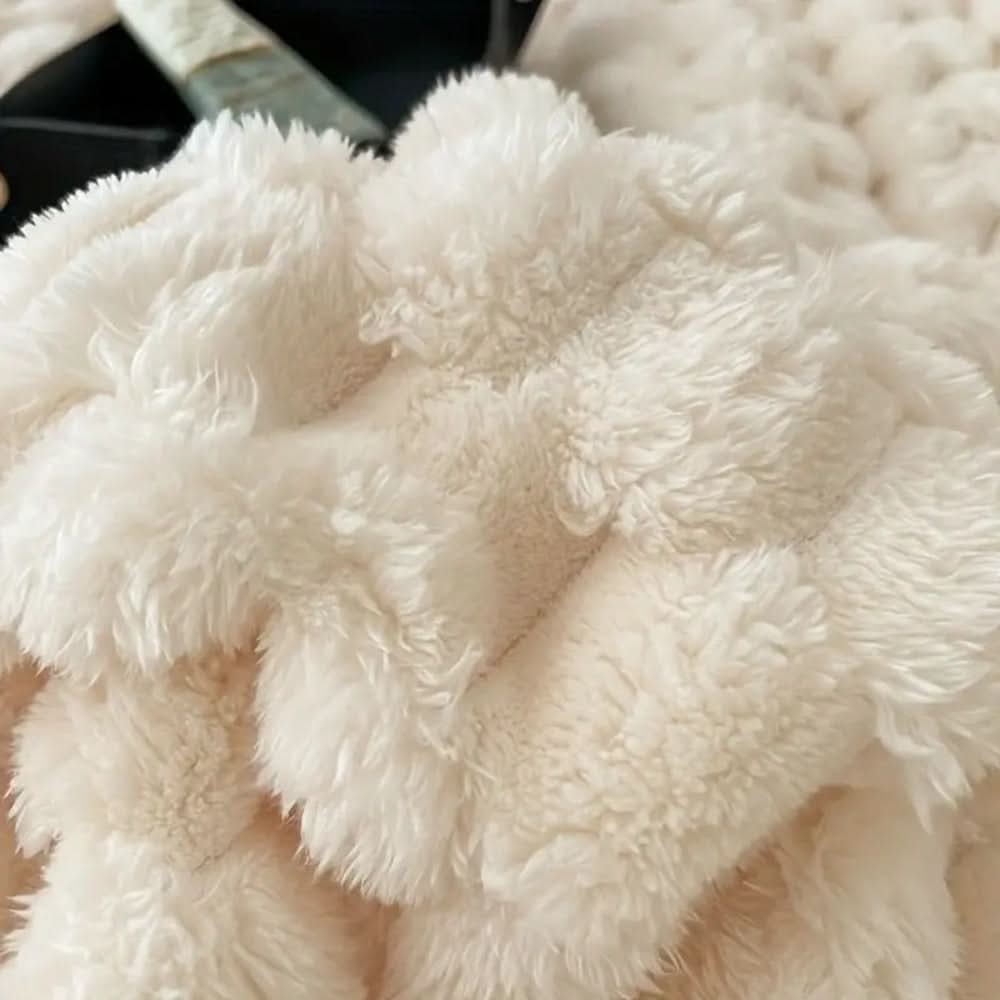 Sherpa Fleece Throw Blanket, Sofa Throws, Faux Fur Throw, Soft Fleece Blanket for Winter and Summer, Travel Blanket_08