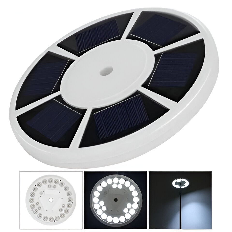 Solar Lights Outdoor for Flagpole, Solar Flagpole Light with Dusk to Dawn Sensor, IP67 LED Outdoor Light with 700 Lumens_02