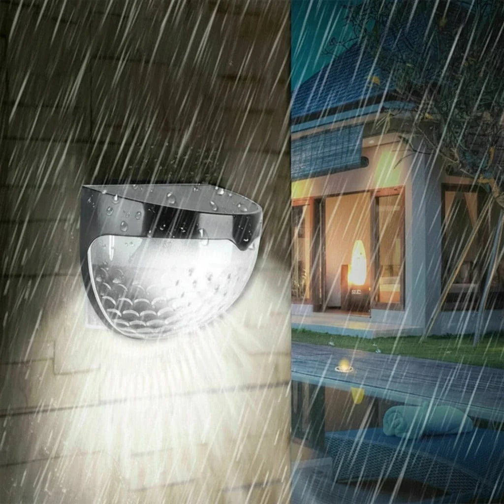 Solar Garden Lights, Solar Lights for Fence in Warm White or Multicolour, Solar Fence Lights Outdoor, Outdoor Lighting_00