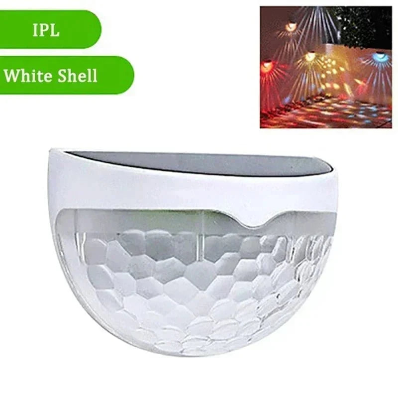 Solar Garden Lights, Solar Lights for Fence in Warm White or Multicolour, Solar Fence Lights Outdoor, Outdoor Lighting_09