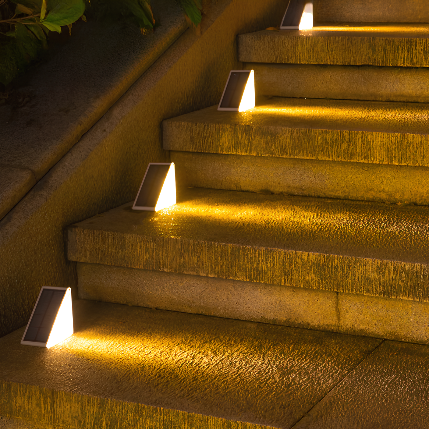 Solar Step Lights | LED Outdoor Stair Lights with Weather Resistance | Easy Installation for Safety and Ambiance 2