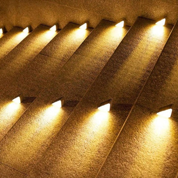 Solar Step Lights | LED Outdoor Stair Lights with Weather Resistance | Easy Installation for Safety and Ambiance 7