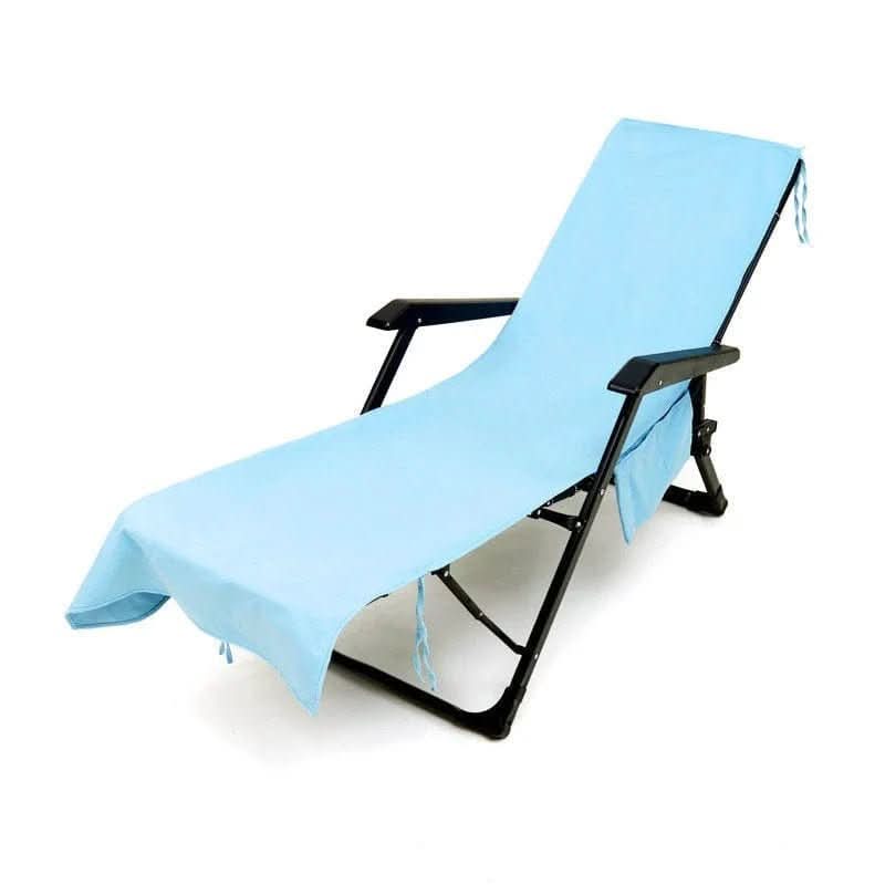 Beach Towel with Pockets, Sun Lounger Towel with Non Slip Stretch Fit, Quick Dry Microfibre Towel for Pool and Garden_09