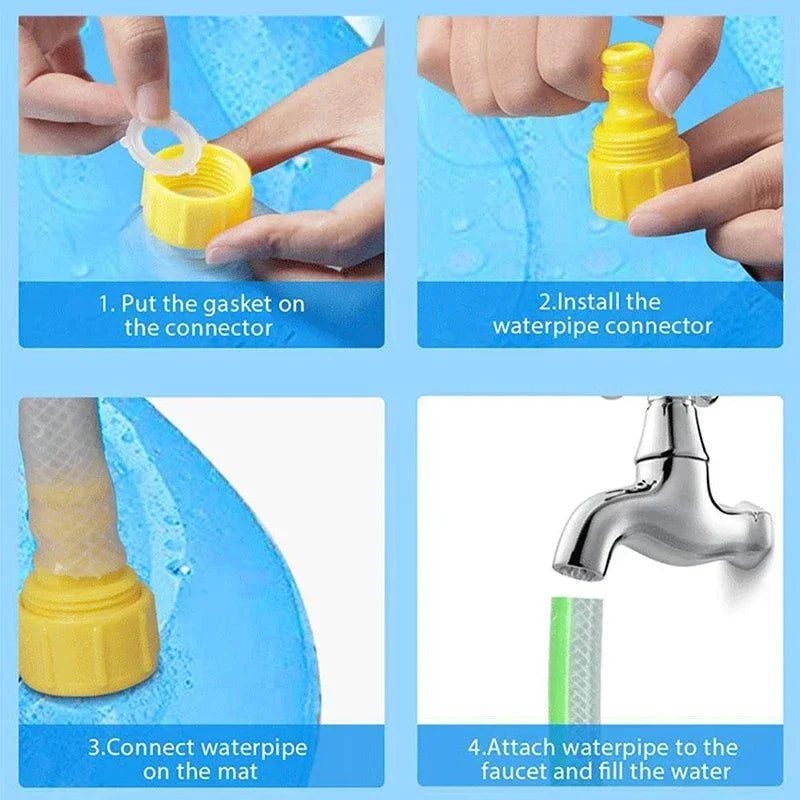 SplashZone | Interactive Dog Splash Pad with Built-in Sprinklers | Portable Cooling Fun for Hot Summer Days 3
