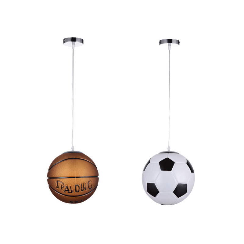 Football LED Ceiling Light, Dimmable Childrens Ceiling Light, Basketball Ceiling Light, Childrens Bedroom Lighting_06