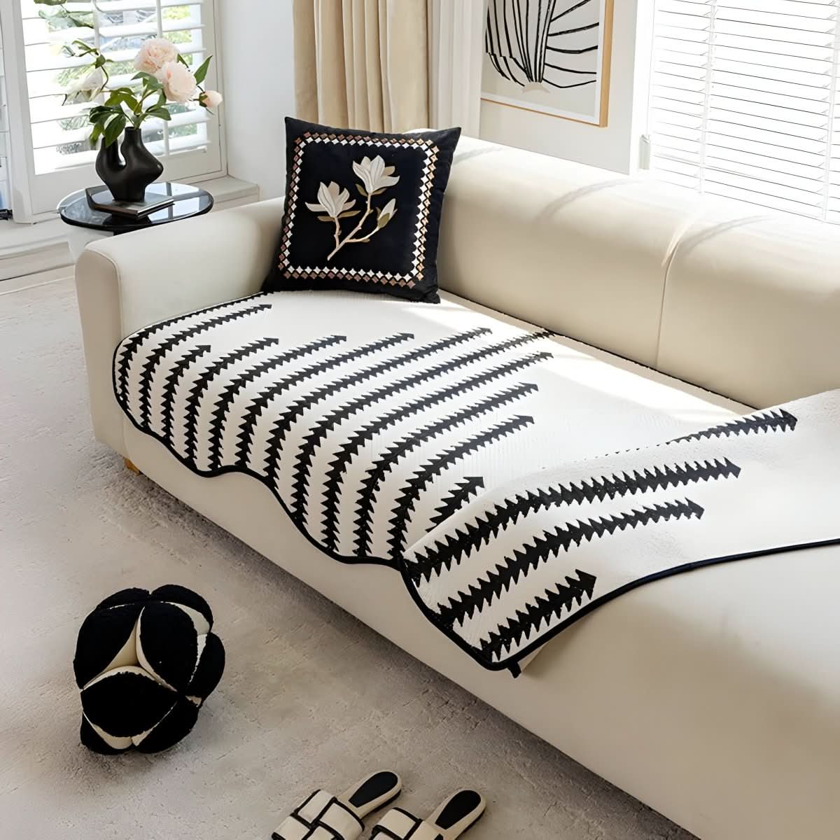 Sofa Covers, Soft Chenille Couch Cover – image 5
