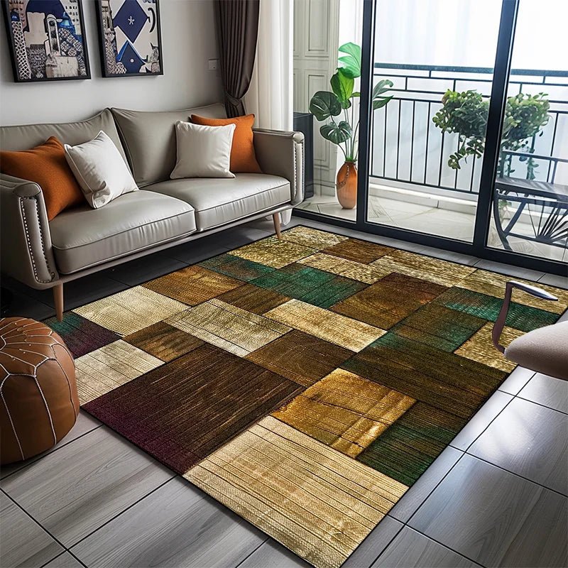 Living Room Rugs, Washable Large Rug for Bedroom