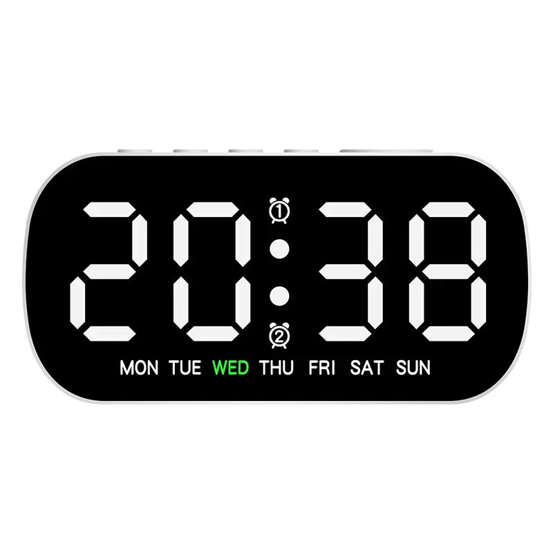 Digital Alarm Clock with Temperature and Date, Small Digital Clock for Bedroom – image 11