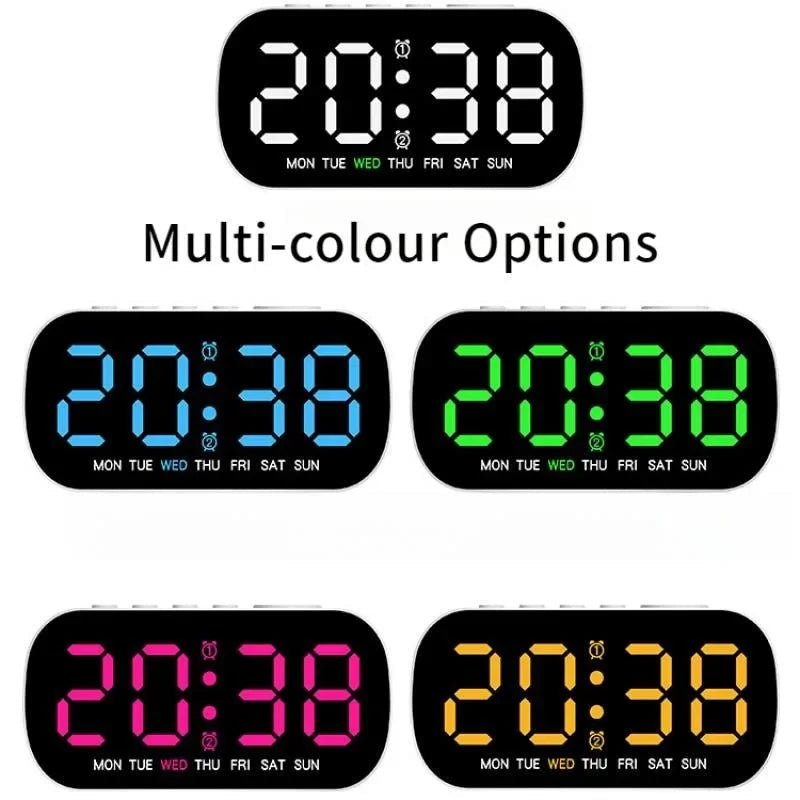 Digital Alarm Clock with Temperature and Date, Small Digital Clock for Bedroom – image 5