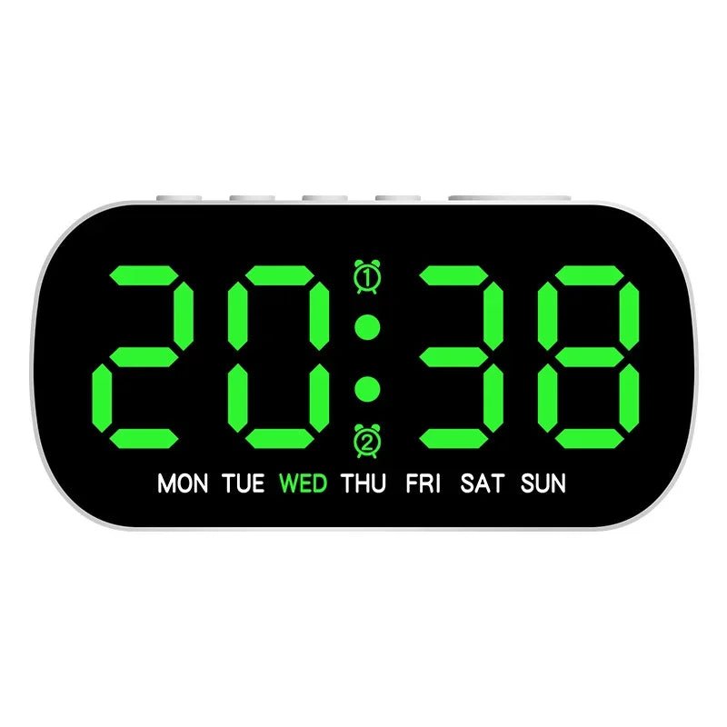 Digital Alarm Clock with Temperature and Date, Small Digital Clock for Bedroom – image 9