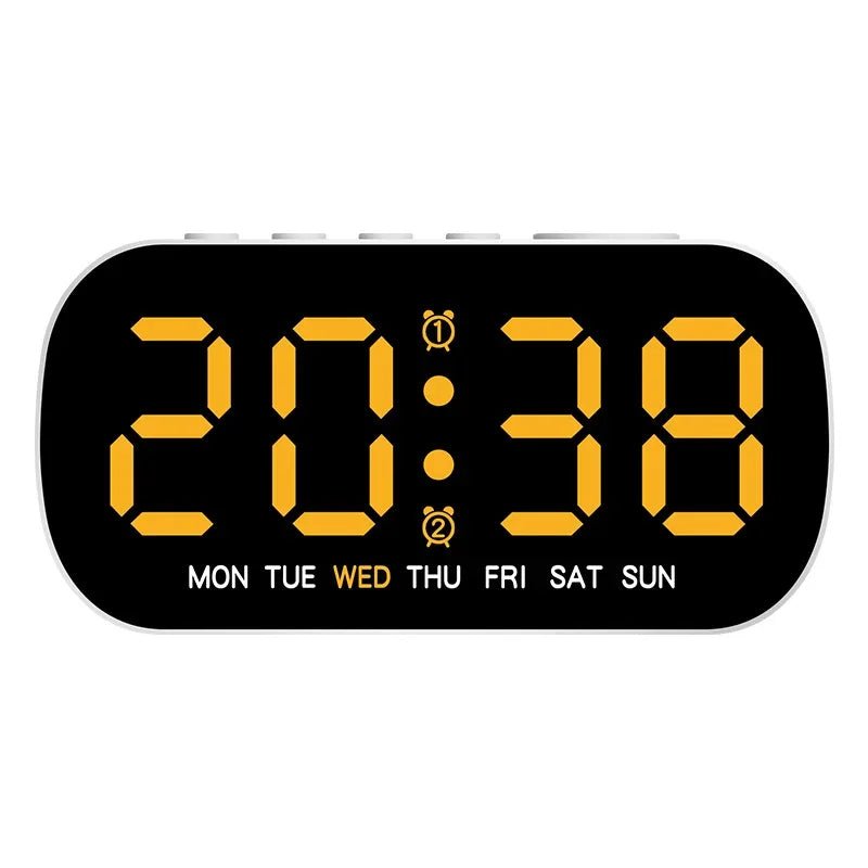 Digital Alarm Clock with Temperature and Date, LED Bedside Clock with Dual Alarm – image 10