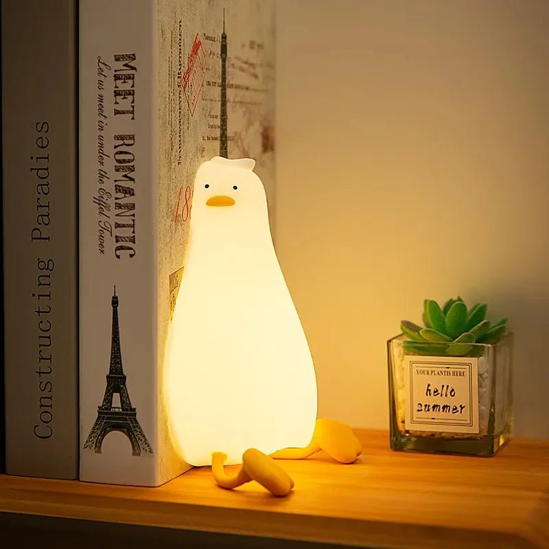 Childrens Night Light, Dimmable Rechargeable Night Light with Timer, Silicone Nursery Lamp for Babies_01