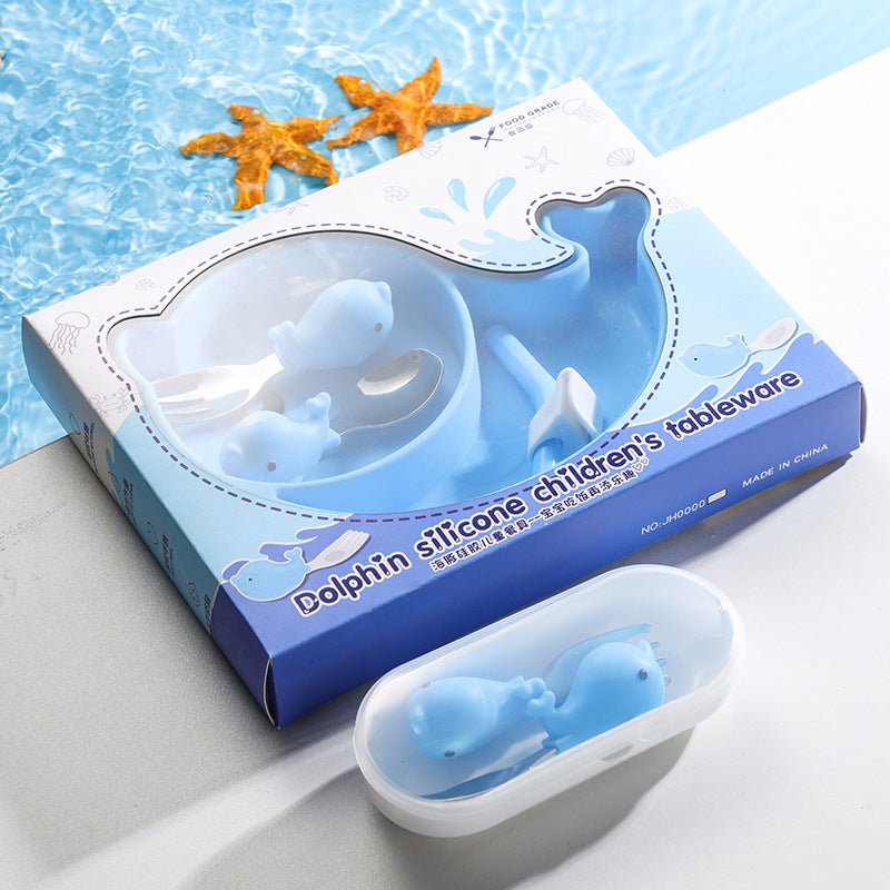 Childrens Plate with Suction Base, Silicone Suction Plate for Babies and Toddlers, Divided Weaning Plate_11