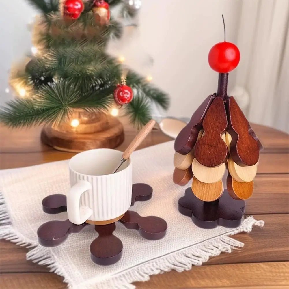 Christmas Coasters and Placemats, Heat Resistant Table Mats with Non Slip Backing, Christmas Table Decorations_02