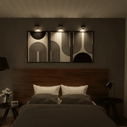 TimberGlow | Modern Elegant Wood Grain LED Wall Light 1