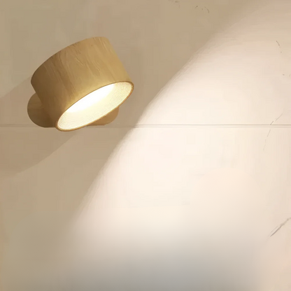 TimberGlow | Modern Elegant Wood Grain LED Wall Light 5