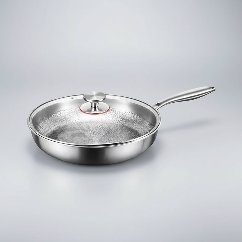 Titanium Hammered | Non-Stick Frying Pan with Superior Heat Distribution | Durable Cookware for Effortless Cooking 0