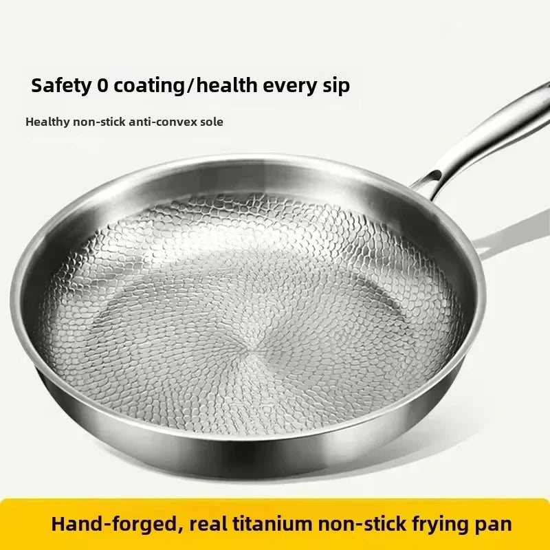 Titanium Hammered | Non-Stick Frying Pan with Superior Heat Distribution | Durable Cookware for Effortless Cooking 3