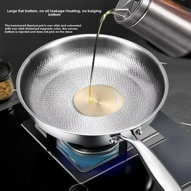 Titanium Hammered | Non-Stick Frying Pan with Superior Heat Distribution | Durable Cookware for Effortless Cooking 5
