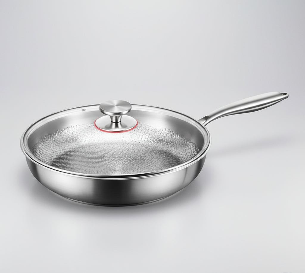 Titanium Hammered | Non-Stick Frying Pan with Superior Heat Distribution | Durable Cookware for Effortless Cooking 9