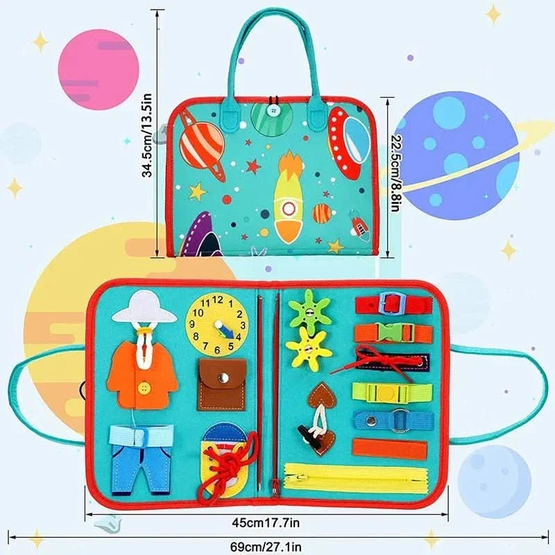 Montessori Busy Book, Sensory Book with Colours and Shapes, Montessori Toys for 2 Year Olds, Toys for 3 Year Olds_06