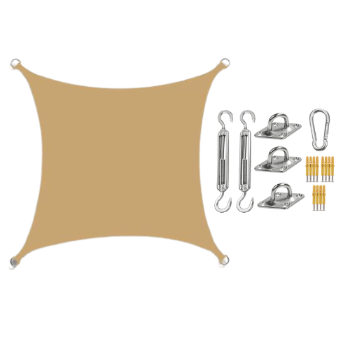 Waterproof Awning with 98% UV Protection, Patio Awning, Garden Sun Shade with Mounting Set, Outdoor Canopy in 9 Colours_11