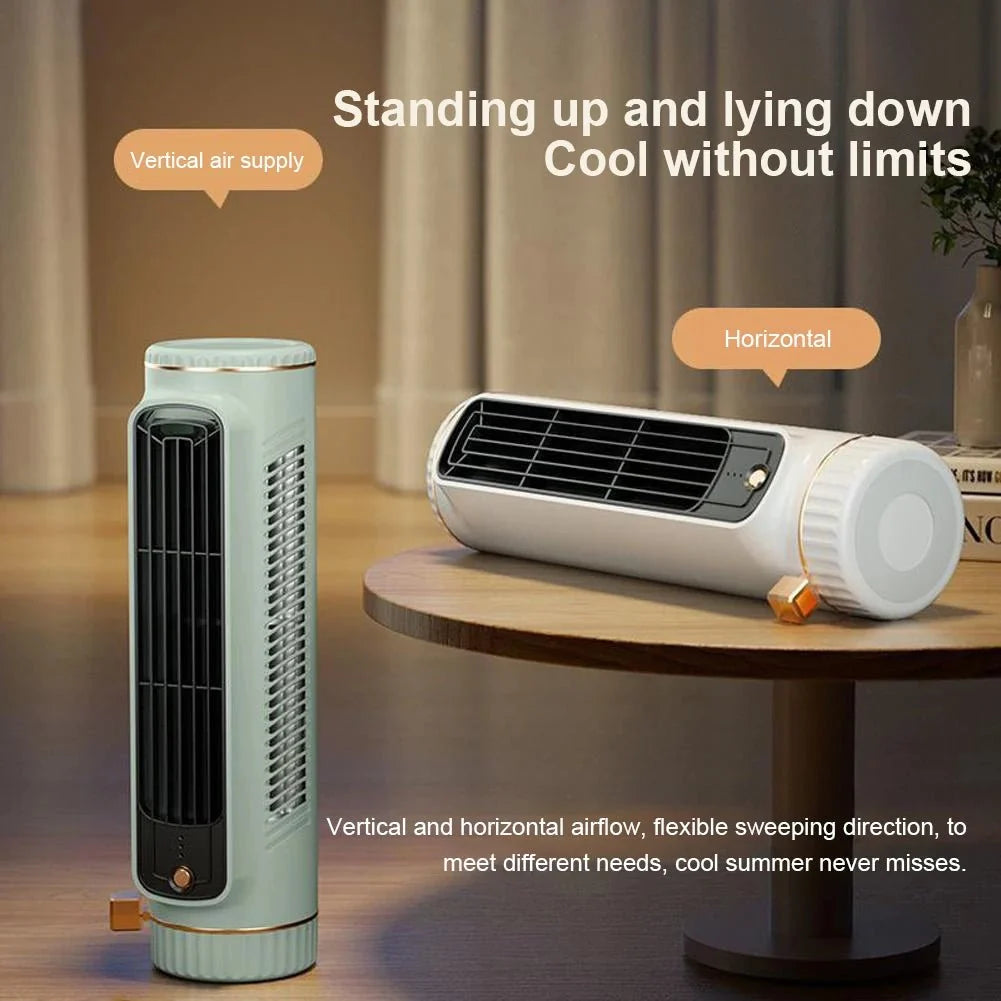 Bladeless Tower Fan with 360 Degree Air Circulation, Quiet Cooling Fan for Bedroom and Living Room, Bladeless Fan_05