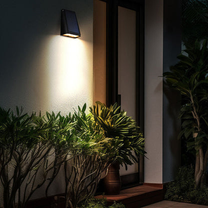 TrapezoidGlow | Modern LED Outdoor Wall Light with Motion Sensor 1