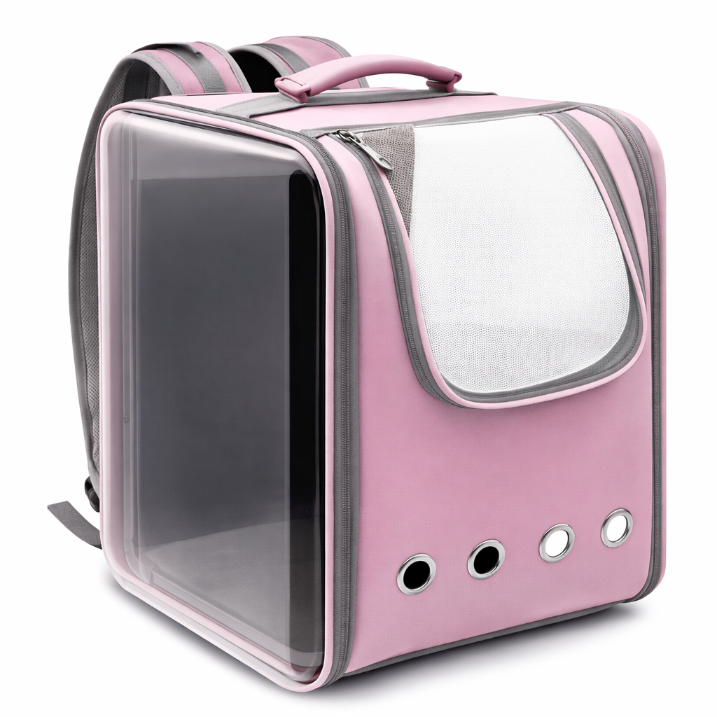 TravelMate | Cat Carrier Backpack with Ventilation Mesh & Ergonomic Straps | Comfortable Design for Safe Pet Travel 7
