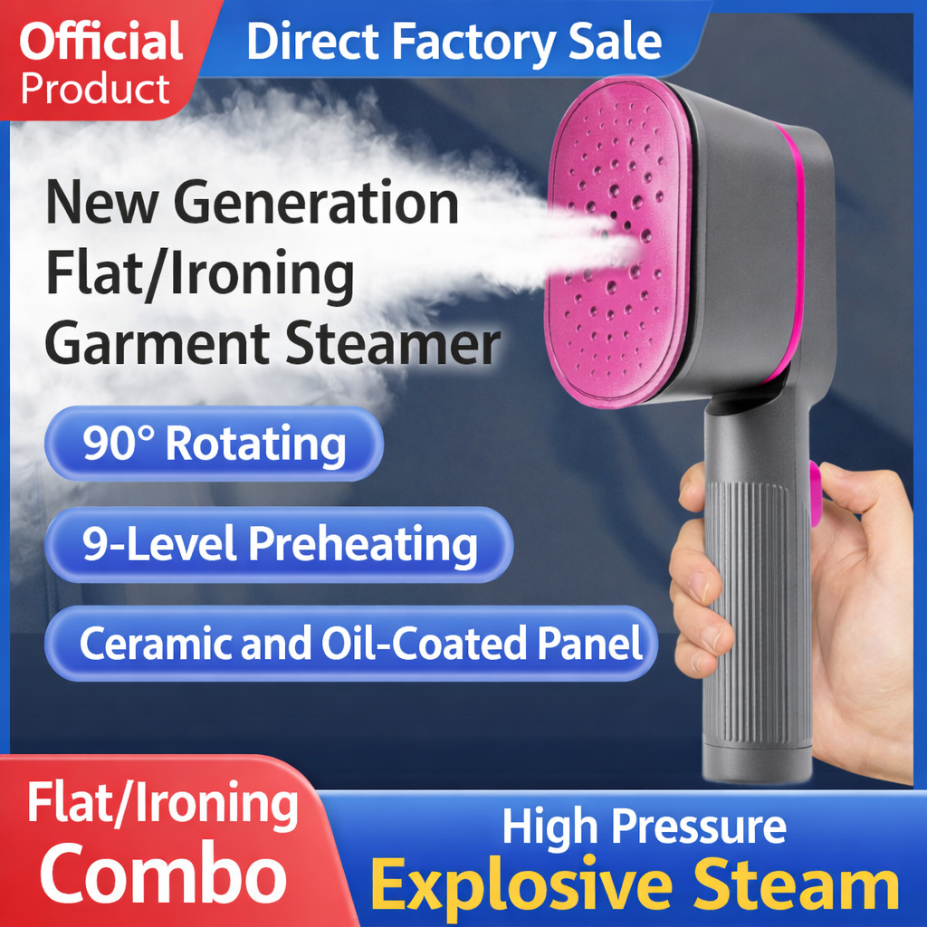 Travel Ready | Handheld Garment Steamer with Quick Heat Technology | Compact Fabric Care Tool for Neat Clothing 3