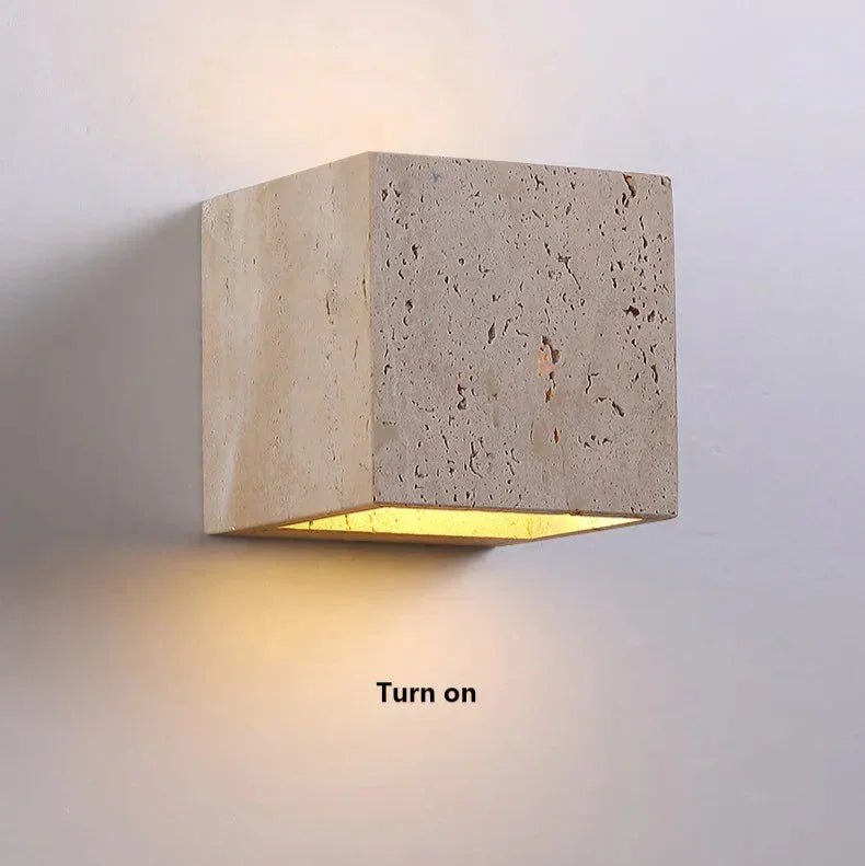 Outdoor Wall Lights, Travertine Wall Light for Terrace – image 17