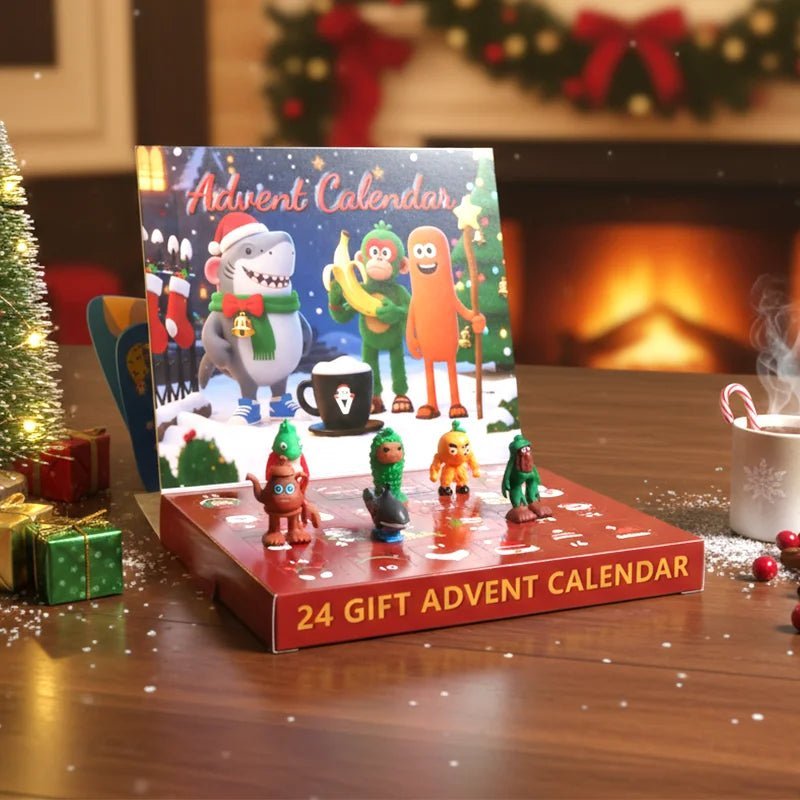 Kids Advent Calendar with 24 Toy Figures
