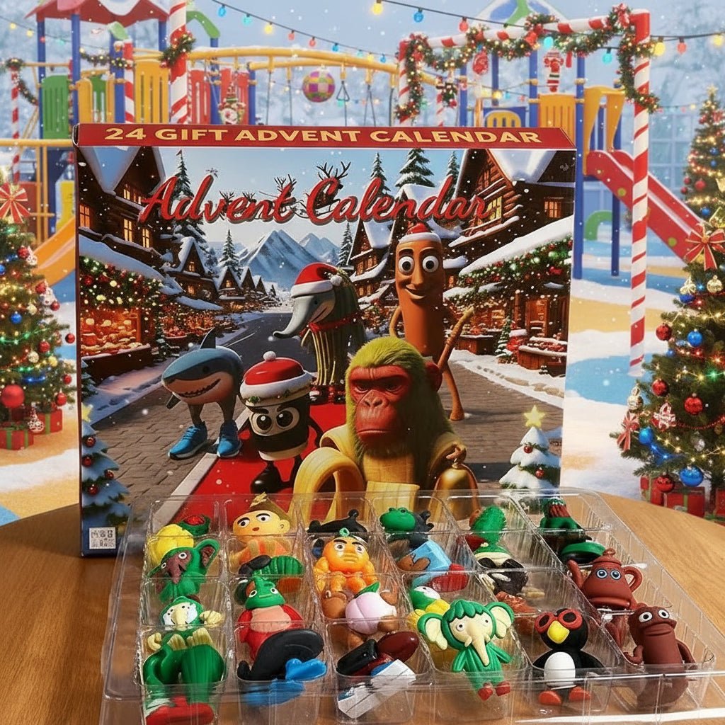 Toy Advent Calendar for Children, Kids Advent Calendar with 24 Toy Figures – image 4