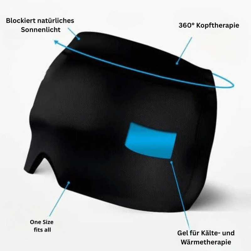 Heated Eye Mask for Migraine Relief, Light Blocking Migraine Mask for Headaches – image 4
