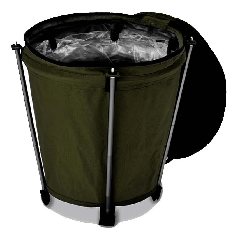 Outdoor Bin for Camping, Collapsible Camping Bin 20 Litre with PVC Lining, Camping Equipment for Festivals and BBQ_04