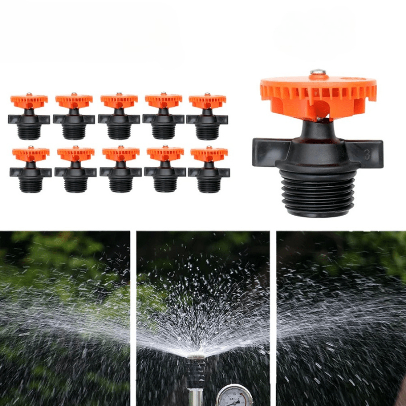 Sprinkler Heads 360 Degree Rotating, 10 Pack Garden Sprinklers – image 5
