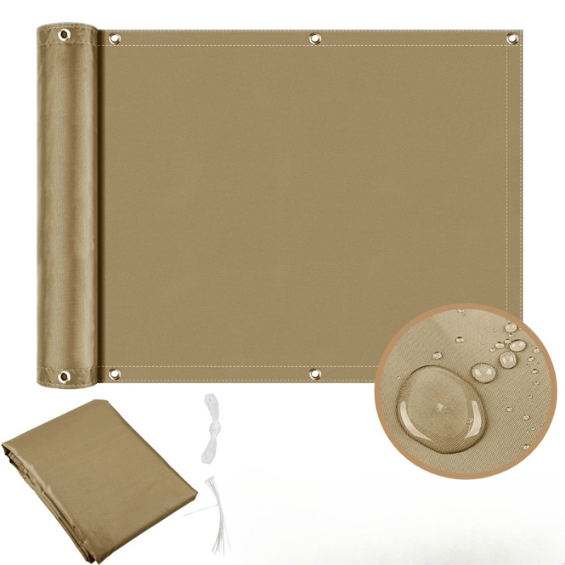 Garden Screening Privacy Screen, Balcony Privacy Screen with Eyelets, Fence Screening, Wind Break with UV Protection_05