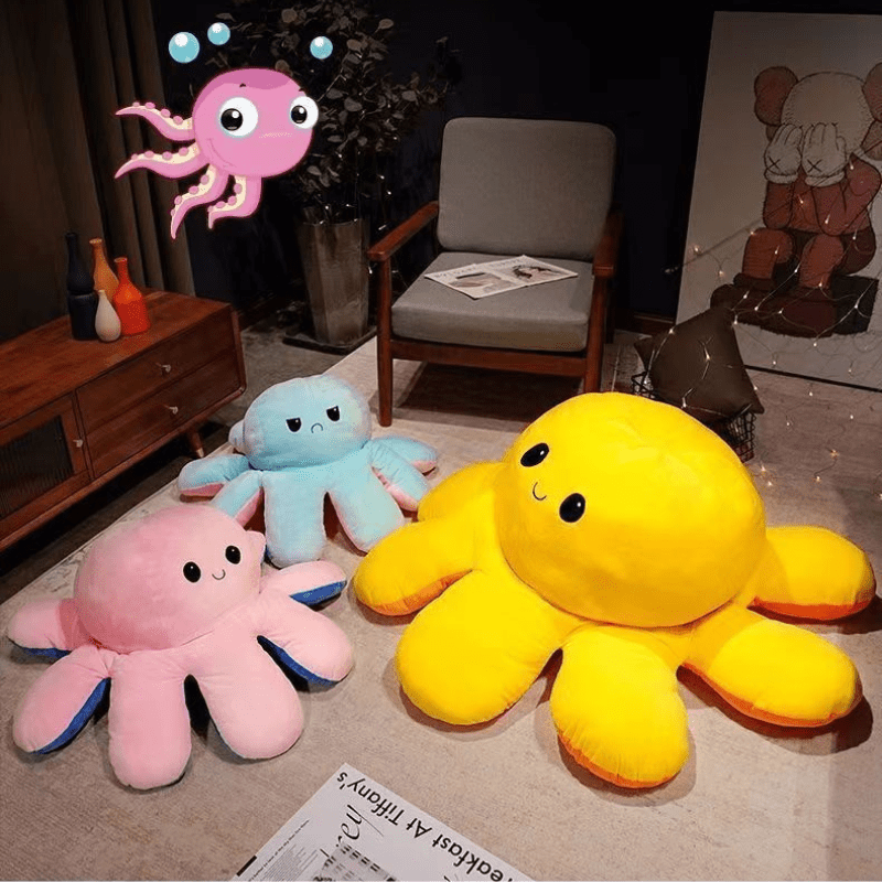 Octopus Soft Toy, Octopus Plush Toys in 20 to 130 cm, Cuddly Toys and Stuffed Animals, Nursery Decor for Kids Room