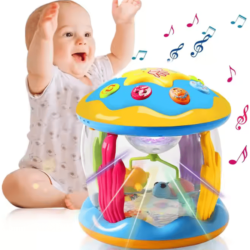 Night Light Projector with Ocean Light and Music, Baby Toys for 6 Month Old, Baby Shower Gifts, Musical Carousel_04