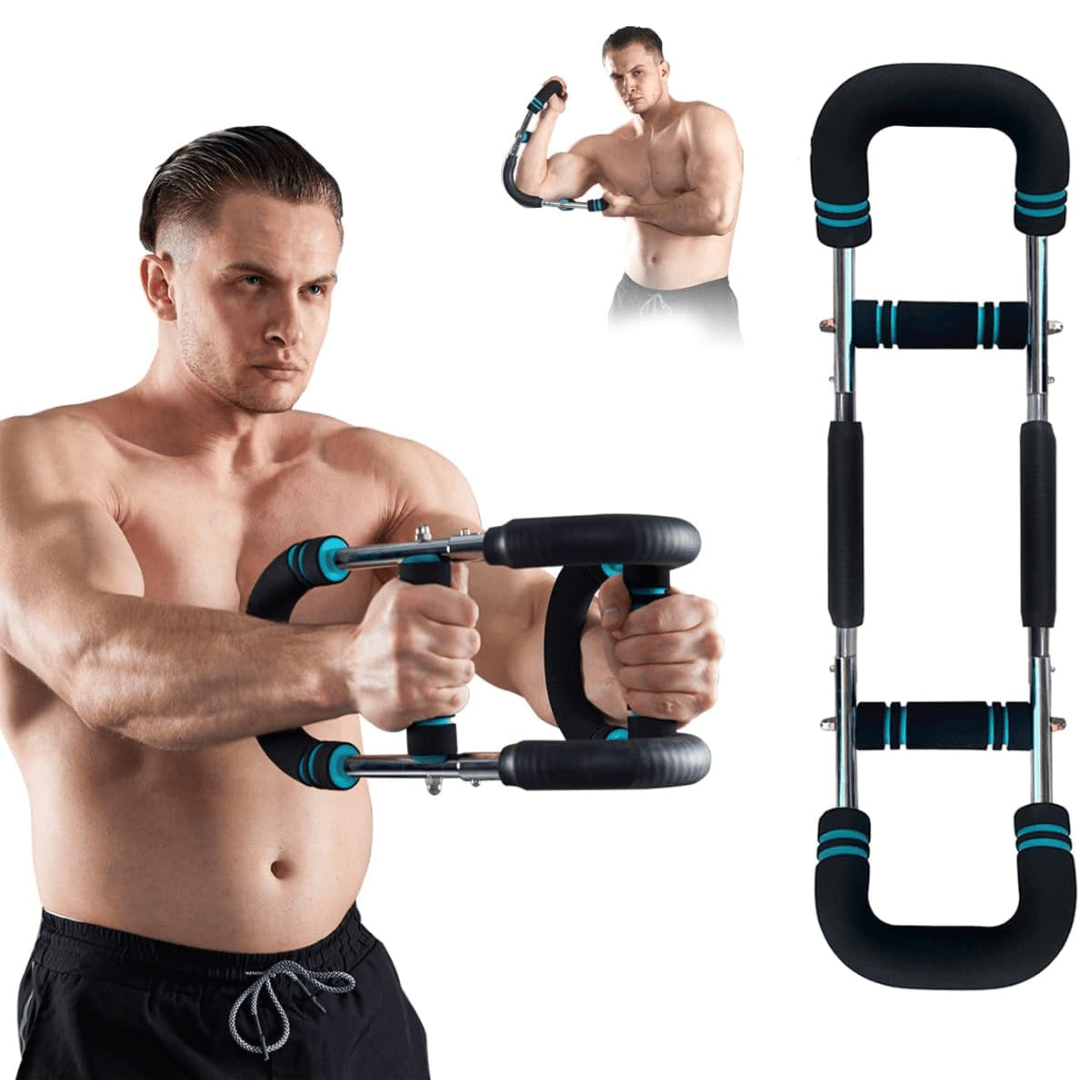 Adjustable Twister Bar for Arms, Tricep Exerciser, Chest Exerciser, Forearm Exerciser for Home Workouts_03