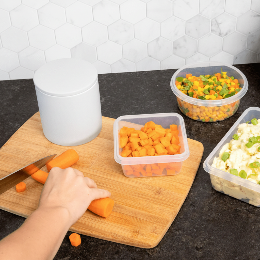 Plastic Storage Boxes with Lids 16 Pack, Airtight Food Storage Containers, Meal Prep Containers, Tupperware_02