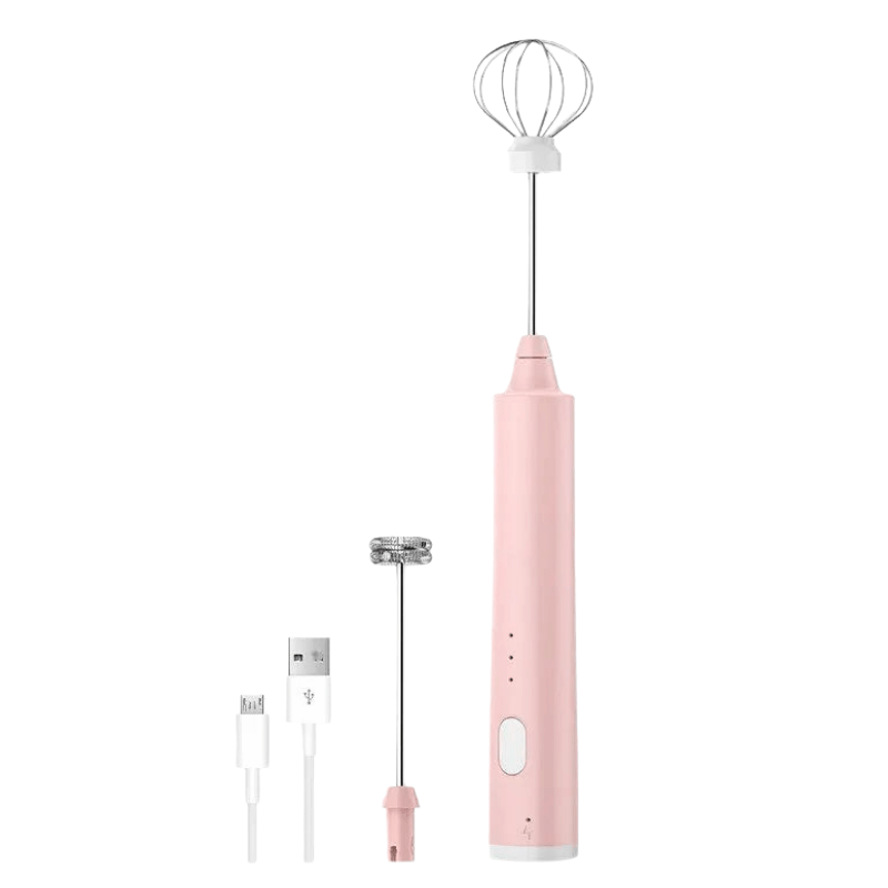 Mini Hand Mixer for Kitchen and Coffee, USB Rechargeable Milk Frother with 3 Speeds, Electric Whisk for Eggs and Sauces_06