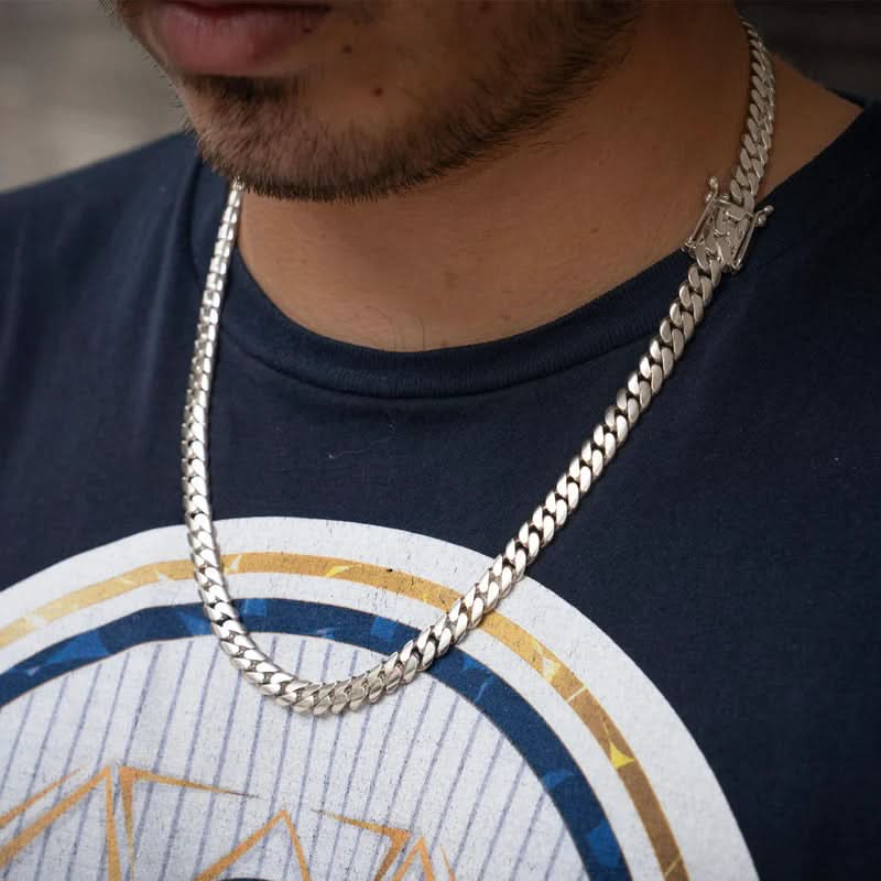 Silver Chain for Men and Women, Mens Chain Necklace – image 5